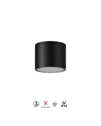 KANDANCHU * FOCO SUPERFICIE IP54 1L*GU10  NEGRO